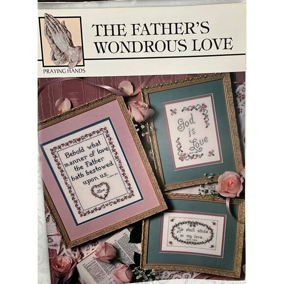 Set Of 6 Christian Cross Stitch Pattern Leaflets By Leisure Arts & Praying Hands - Picture 5 of 7